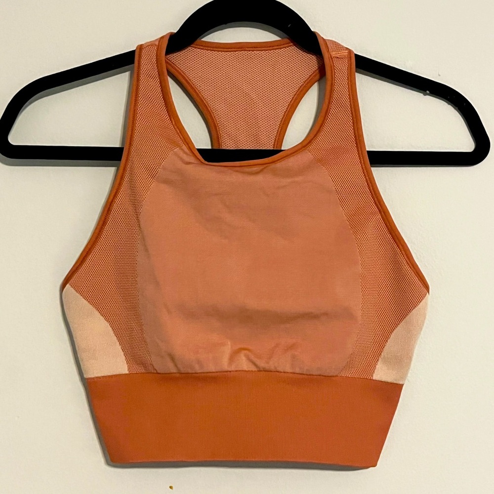 Women's Orange Sports Bra